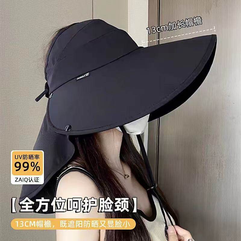挖到宝了！秋冬时尚防晒单品｜大头围女生的空顶护颈帽实测